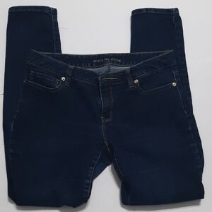 Michael Kors Women’s Jeans Size 4 – Dark Wash Premium Stretch – Studded MK Back